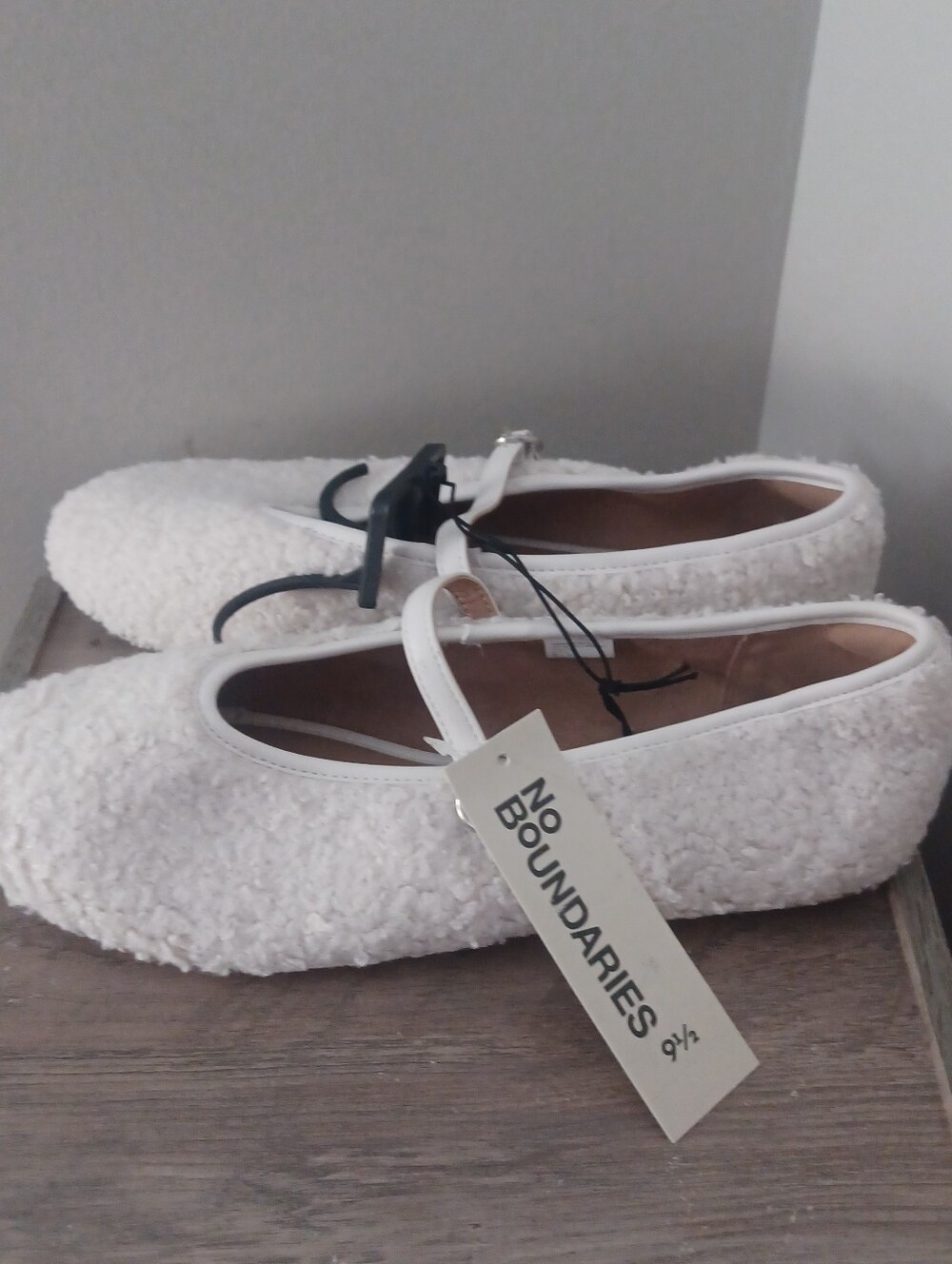 Nobo Sherpa Mary Jane Flats Sz 9.5